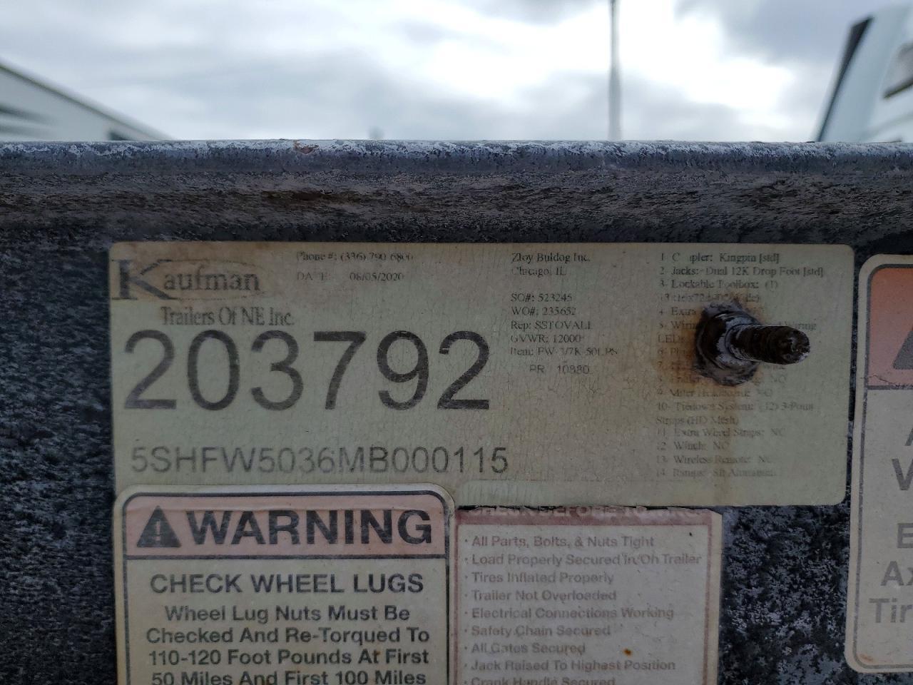 2021 Kaufman Car Carrier