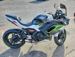 Kawasaki salvage cars for sale: 2022 Kawasaki EX650 N
