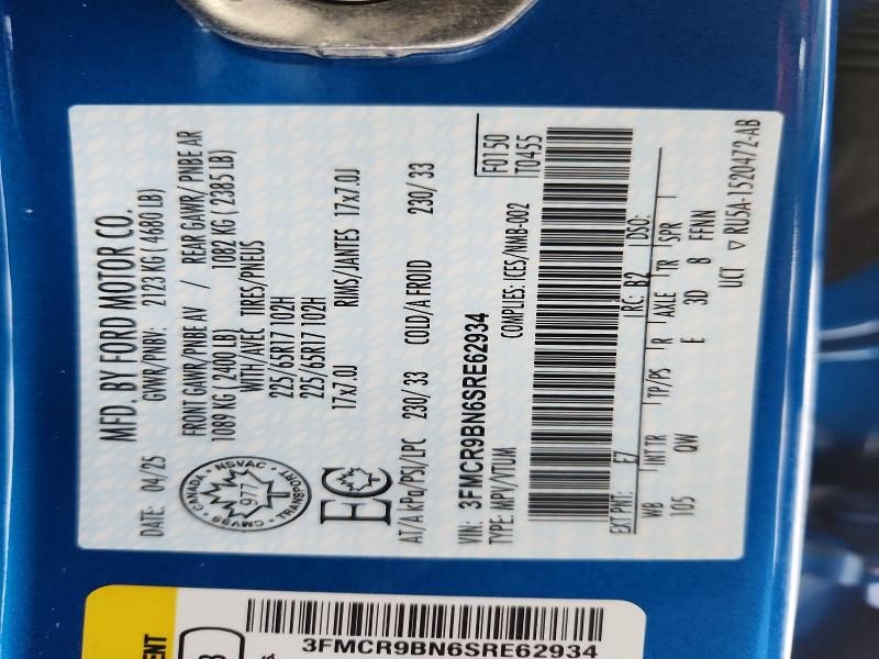 2025 Ford Bronco Sport big Bend