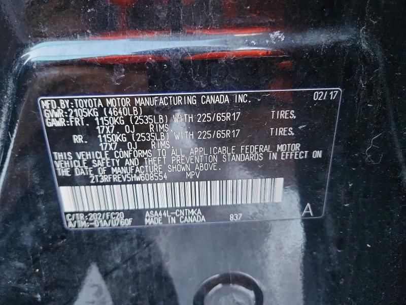 2017 Toyota Rav4 xle