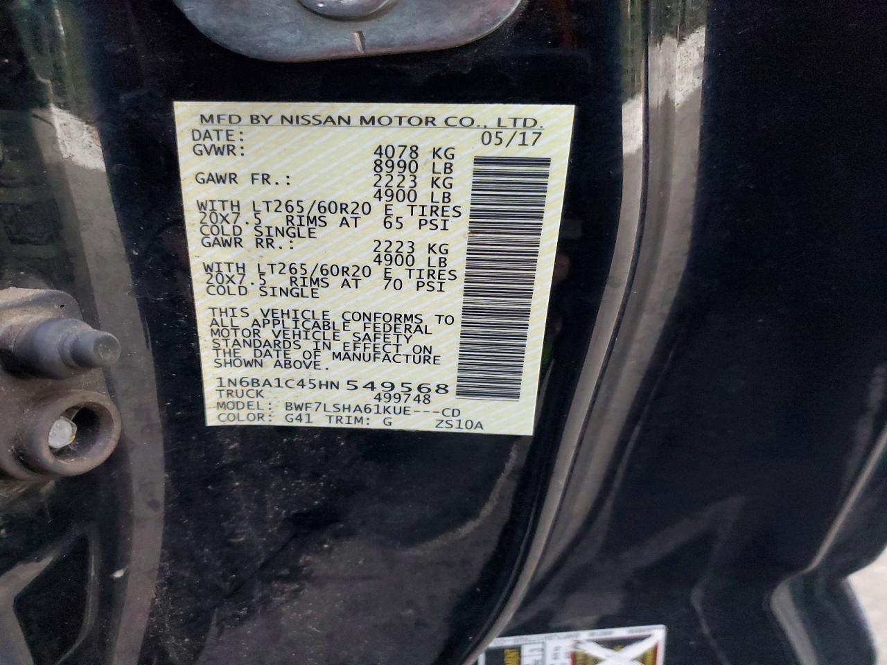 2017 Nissan Titan xd sv