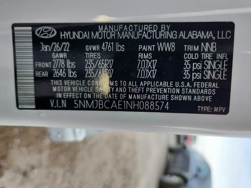 2022 Hyundai Tucson sel