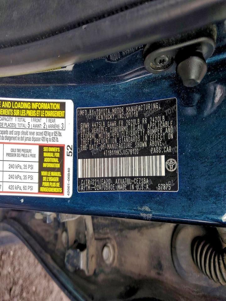 2018 Toyota Camry l