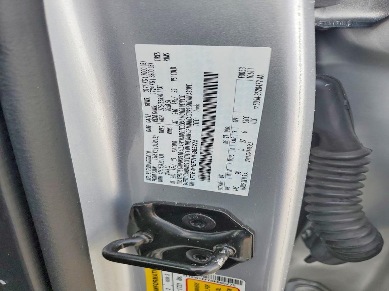 2017 Ford F150 Supercrew