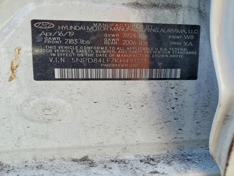 2019 Hyundai Elantra sel