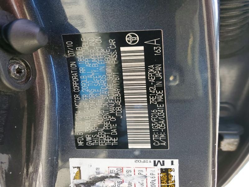 2010 Toyota Corolla Base