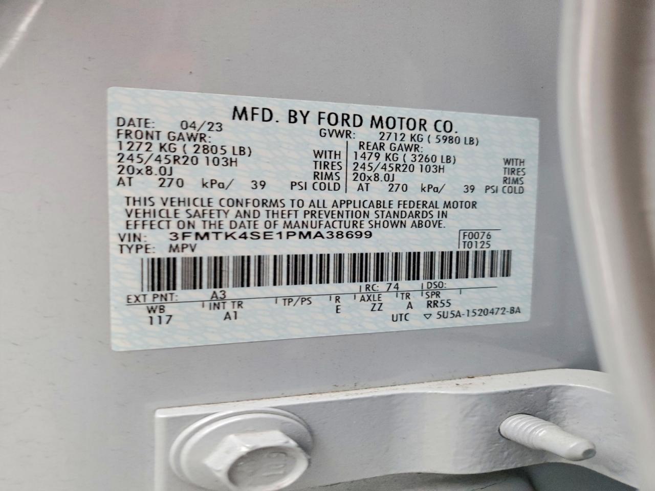 2023 Ford Mustang Mach-e gt