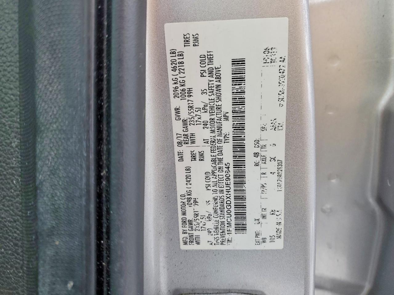 2017 Ford Escape se