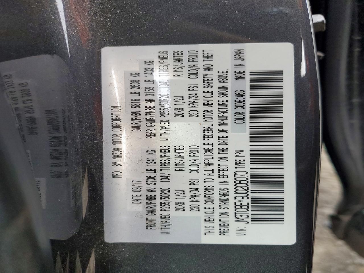 2018 Mazda Cx-9 Signature