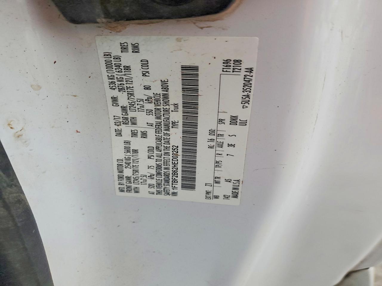 2017 Ford F250 Super Duty