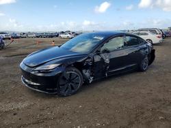 Tesla salvage cars for sale: 2025 Tesla Model 3