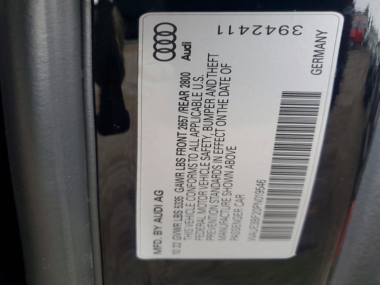 2023 Audi A6 Premium Plus