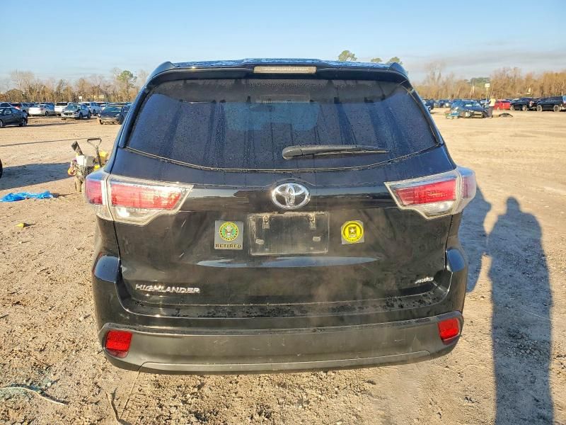 2016 Toyota Highlander le