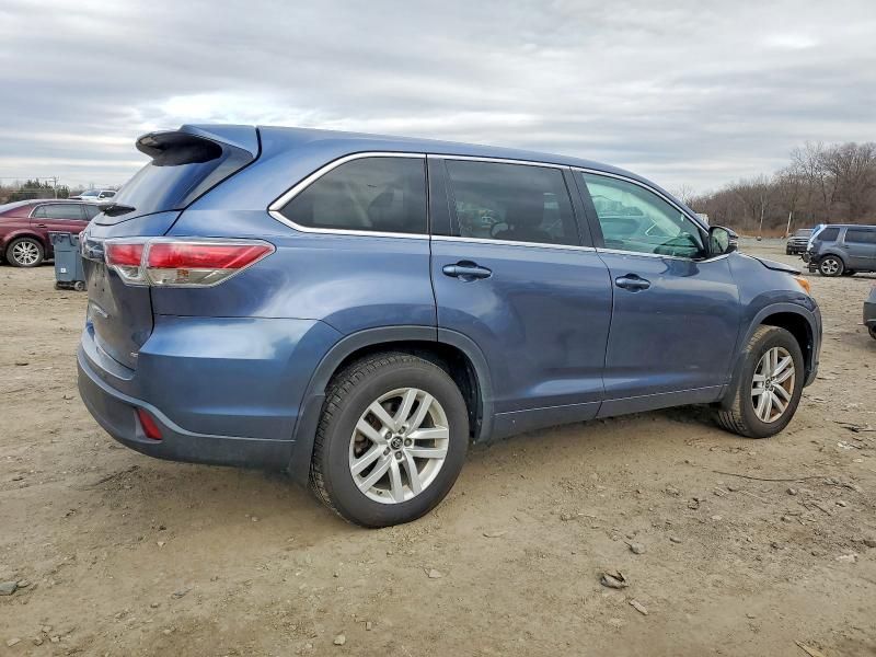 2016 Toyota Highlander le