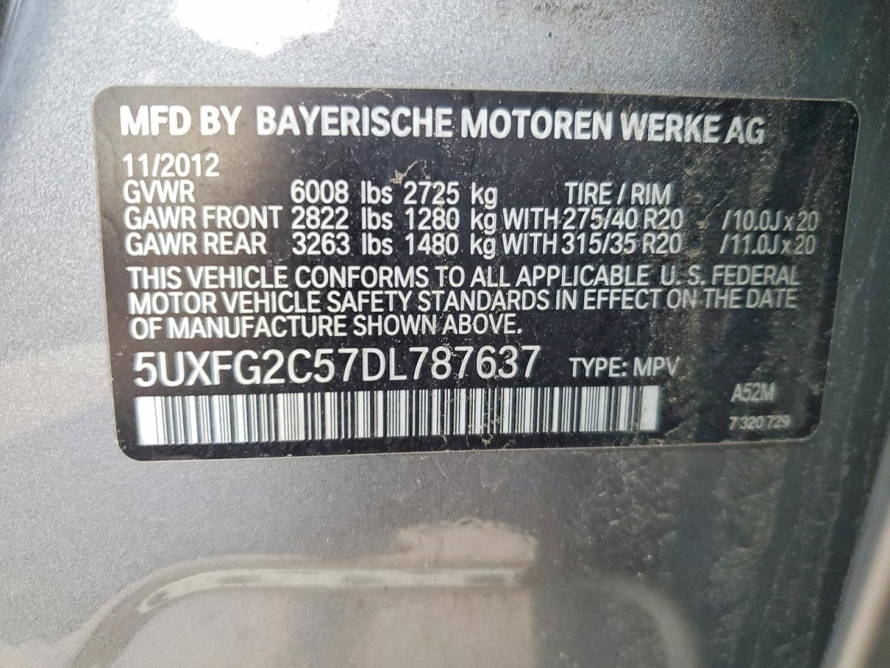 2013 BMW X6 Xdrive35i