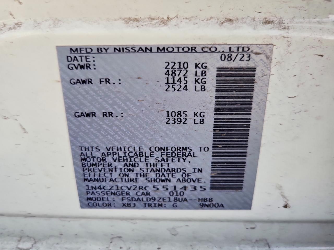 2024 Nissan Leaf sv Plus