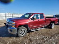 Salvage trucks for sale at Greenwood, NE auction: 2015 Chevrolet Silverado K2500 Heavy Duty LTZ