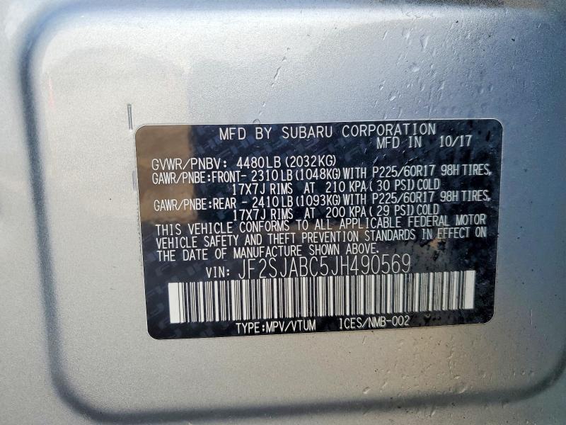 2018 Subaru Forester 2.5i
