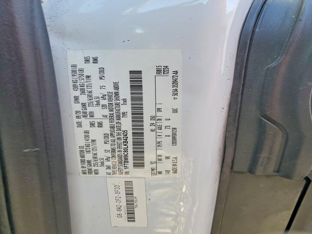2020 Ford Transit T-350