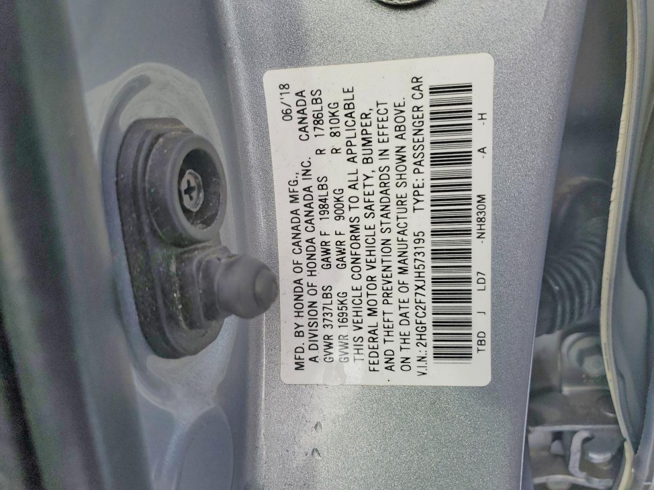 2018 Honda Civic ex