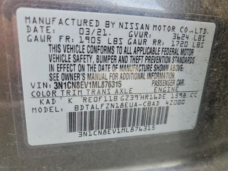 2021 Nissan Versa sv