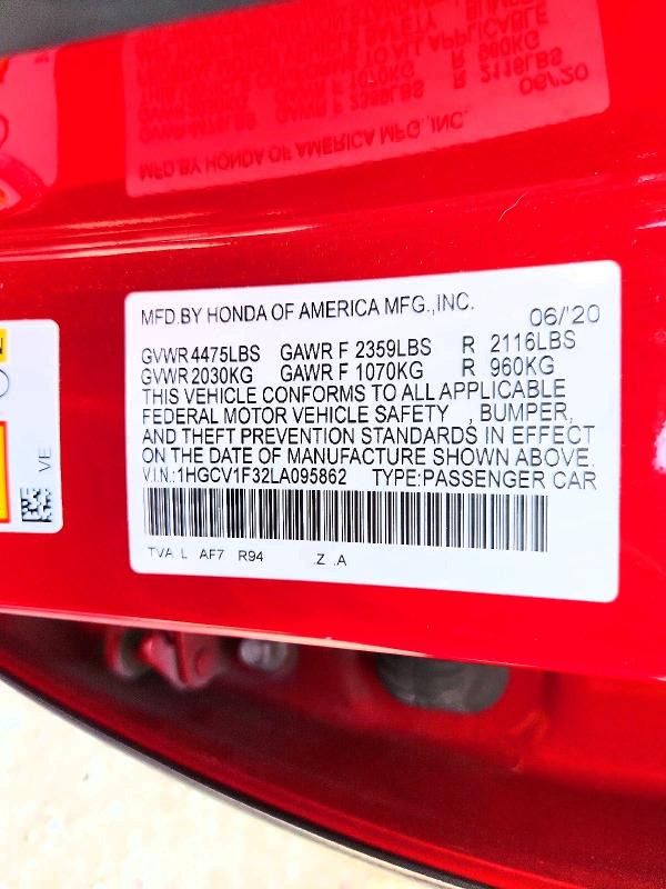 2020 Honda Accord Sport