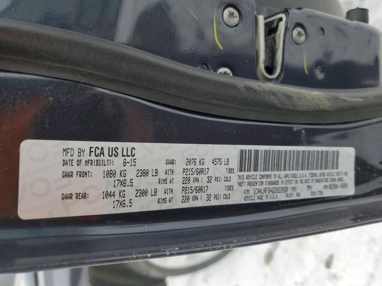 2016 Jeep Patriot Latitude