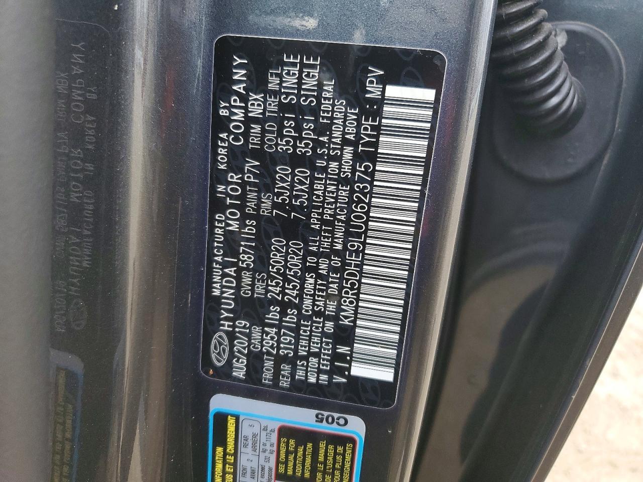 2020 Hyundai Palisade Limited