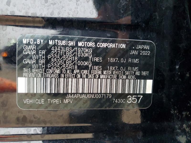 2022 Mitsubishi Outlander Sport es