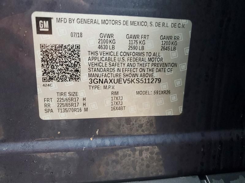 2019 Chevrolet Equinox lt