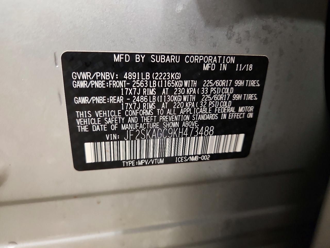 2019 Subaru Forester Premium