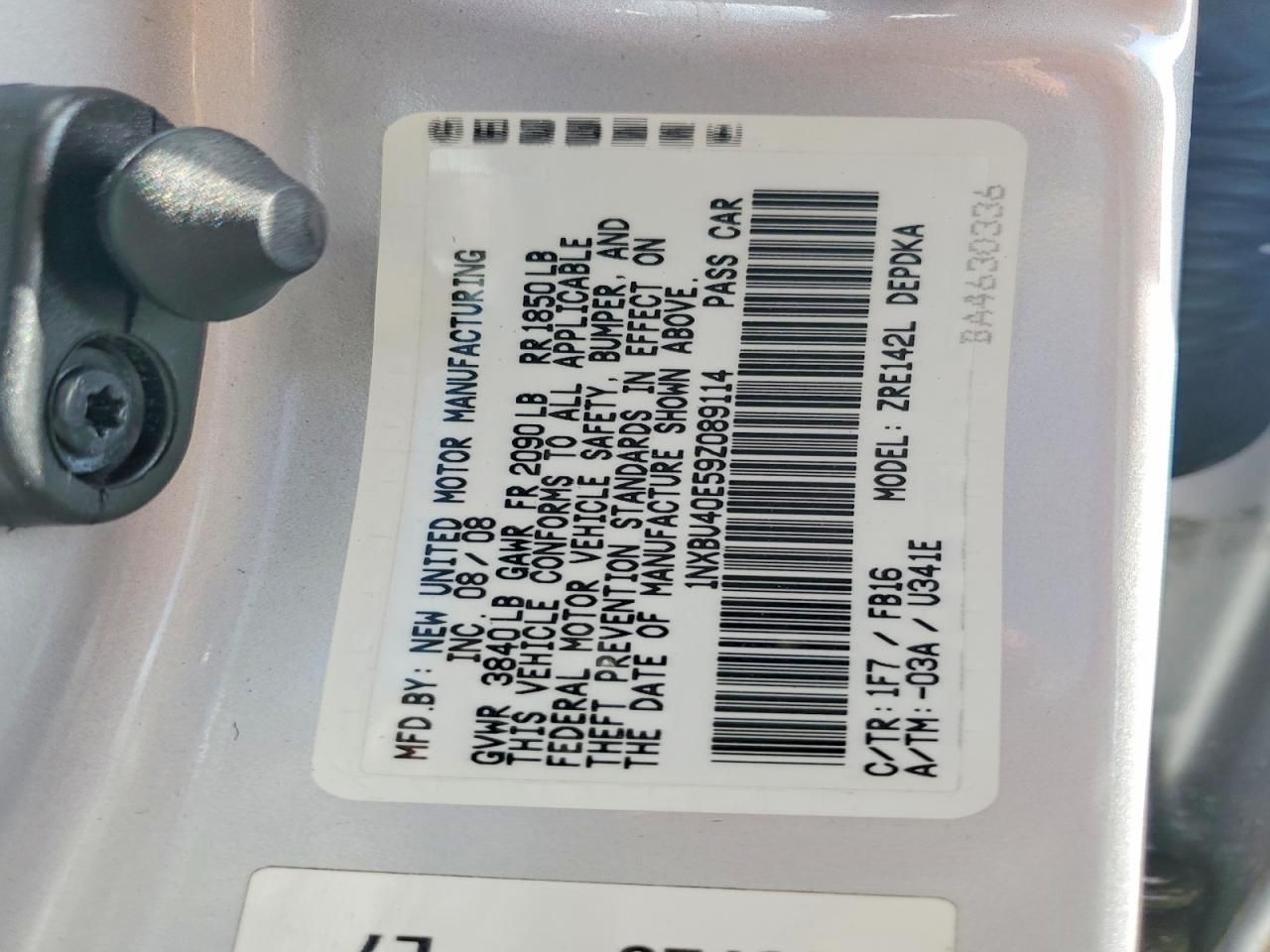 2009 Toyota Corolla Base