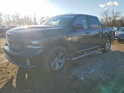 Dodge salvage cars for sale: 2017 Dodge Ram 1500 Sport