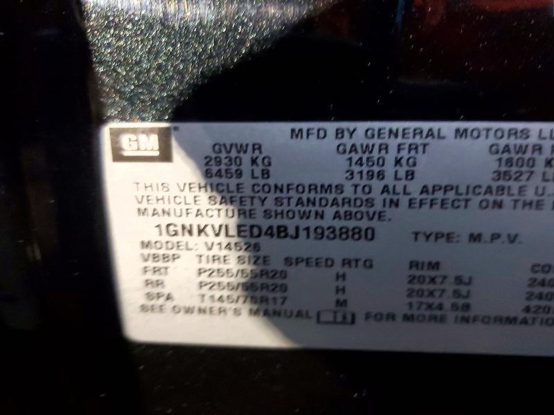 2011 Chevrolet Traverse l