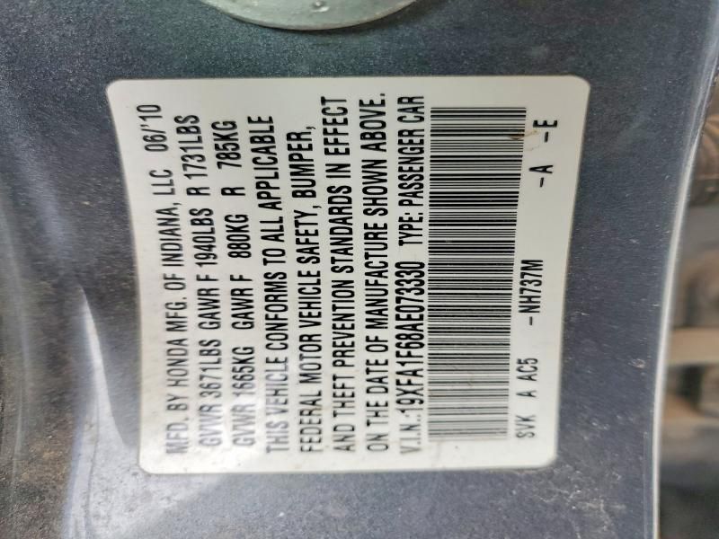 2010 Honda Civic Lx-s