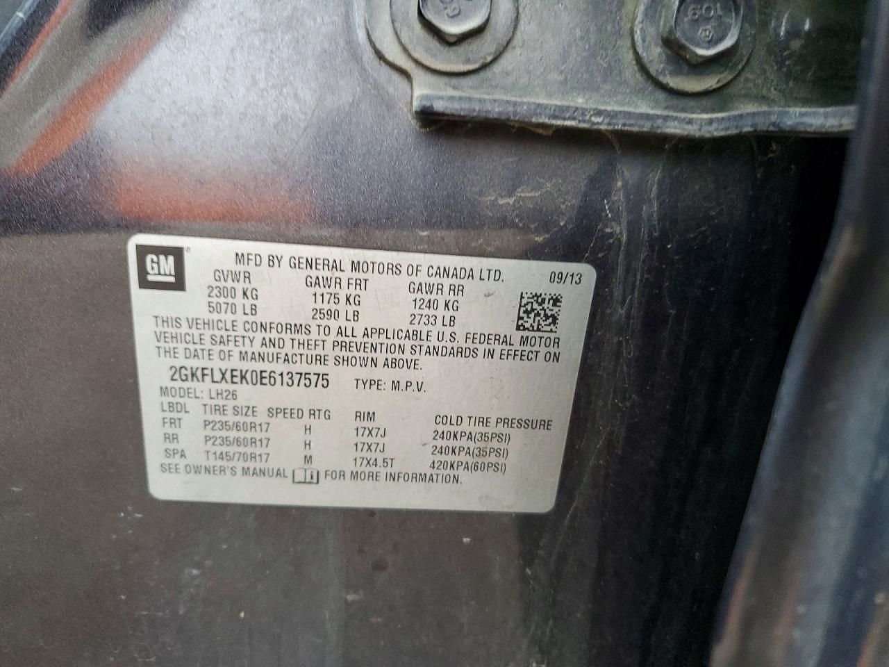 2014 GMC Terrain slt