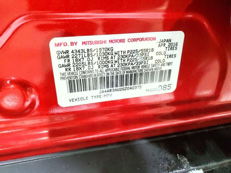 2016 Mitsubishi Outlander Sport es