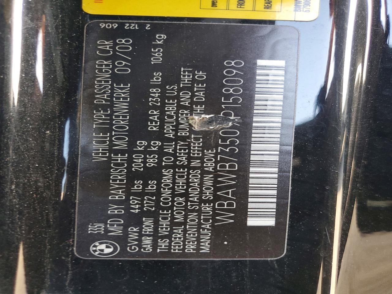 2009 BMW 335 i