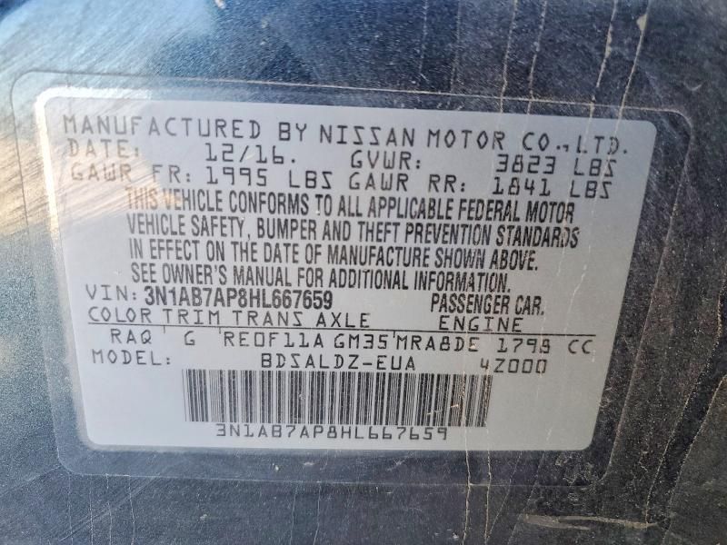 2017 Nissan Sentra sv