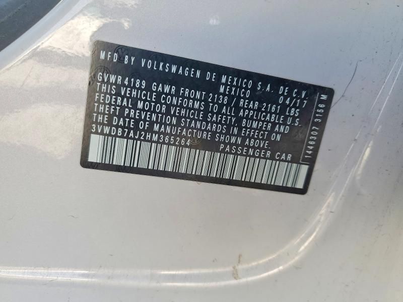 2017 Volkswagen Jetta se