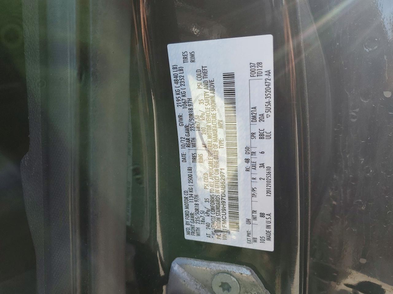 2013 Ford Escape sel