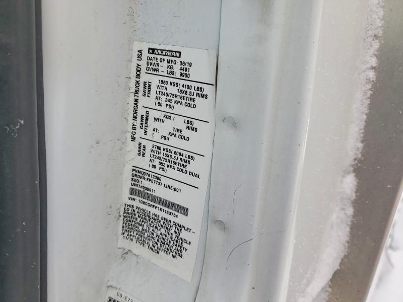 2019 Chevrolet Express Delivery Truck