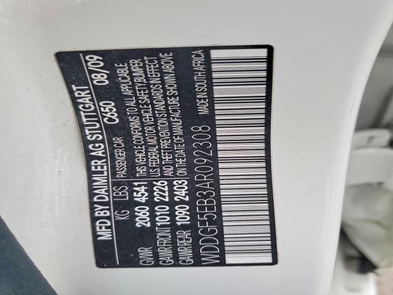 2010 Mercedes-Benz C300