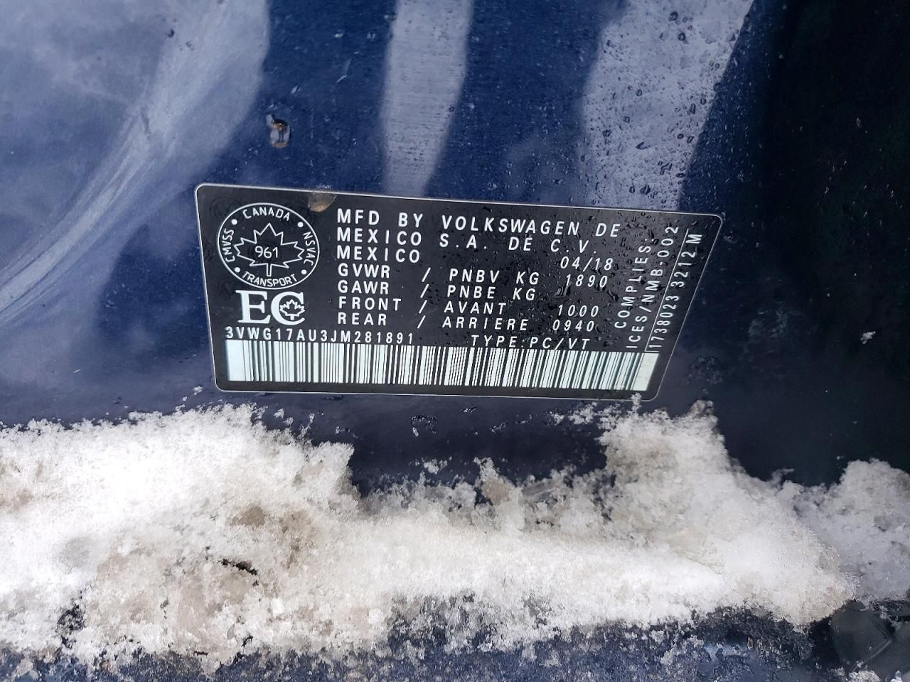 2018 Volkswagen Golf s