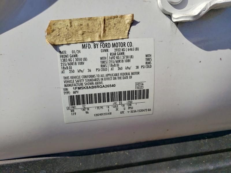 2024 Ford Explorer Police Interceptor