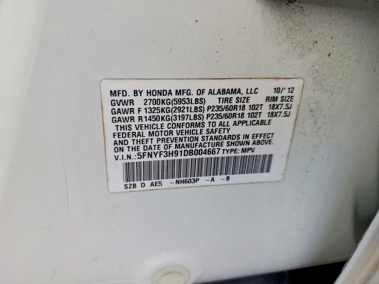 2013 Honda Pilot Touring