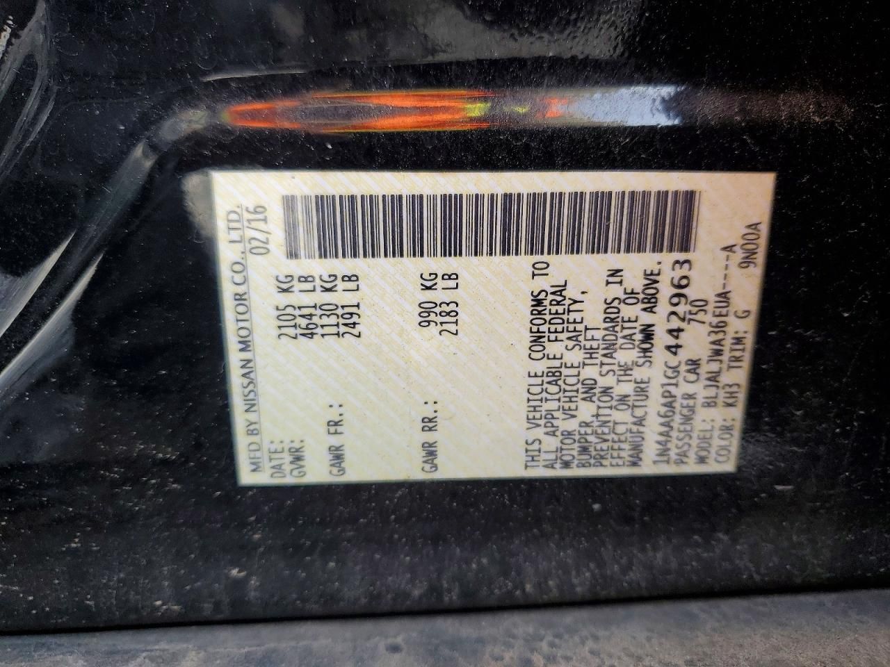 2016 Nissan Maxima 3.5s