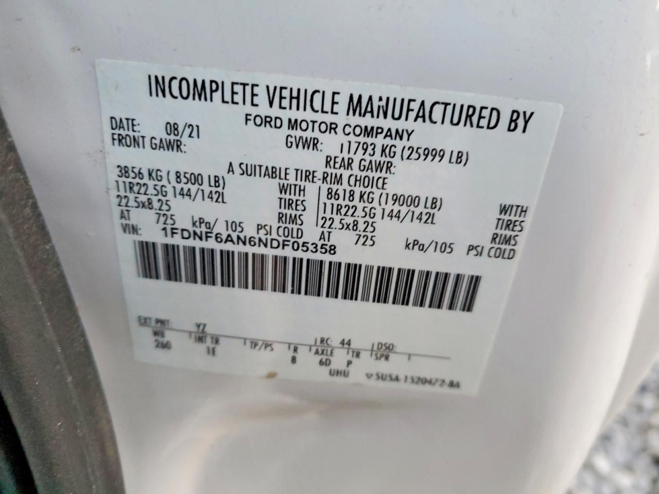 2022 Ford F650 Super Duty