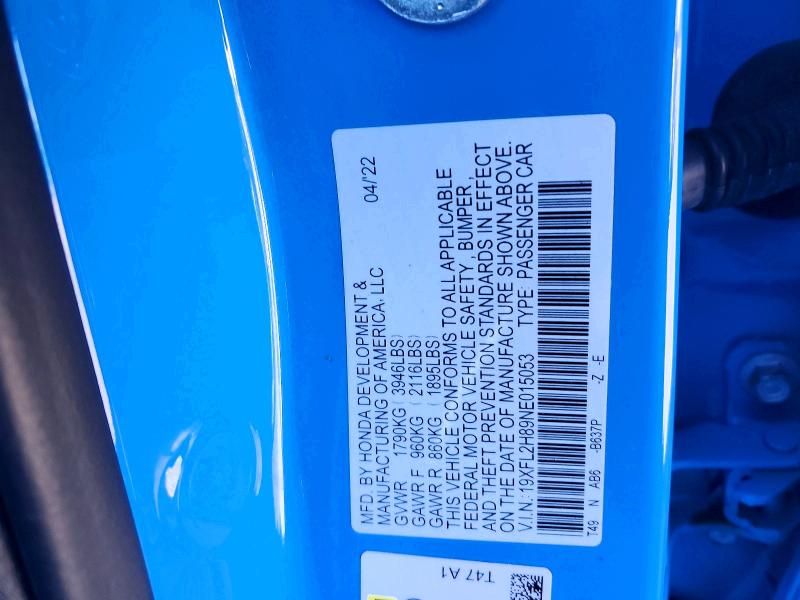 2022 Honda Civic Sport