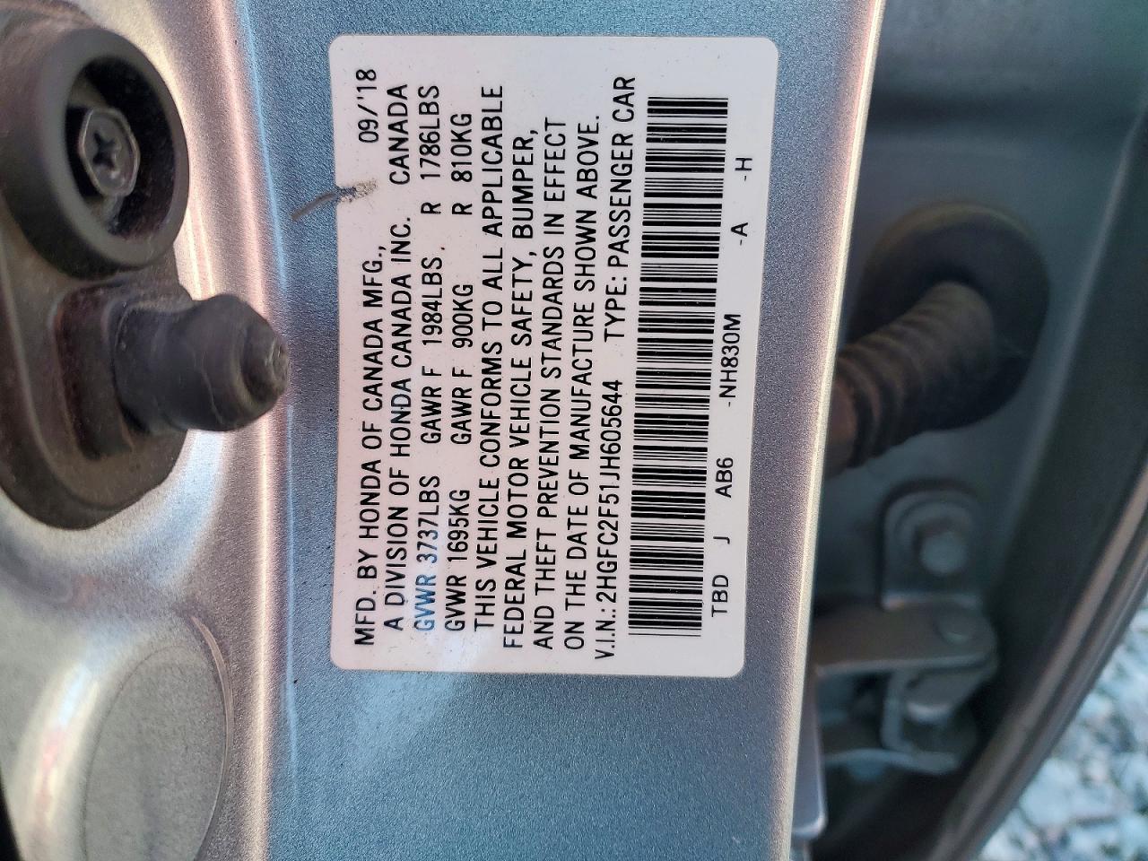 2018 Honda Civic lx